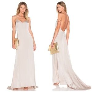 Revolve Lover + Friends Long Silk Dress